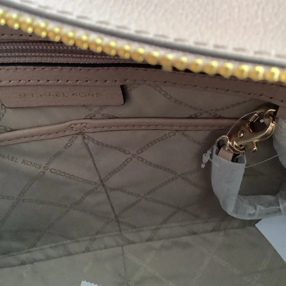 Michael Kors Sylvia Fawn‎ Leather Tote Bag NWT